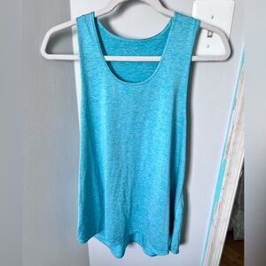Amazon Light Blue Marled Racerback Tank Top